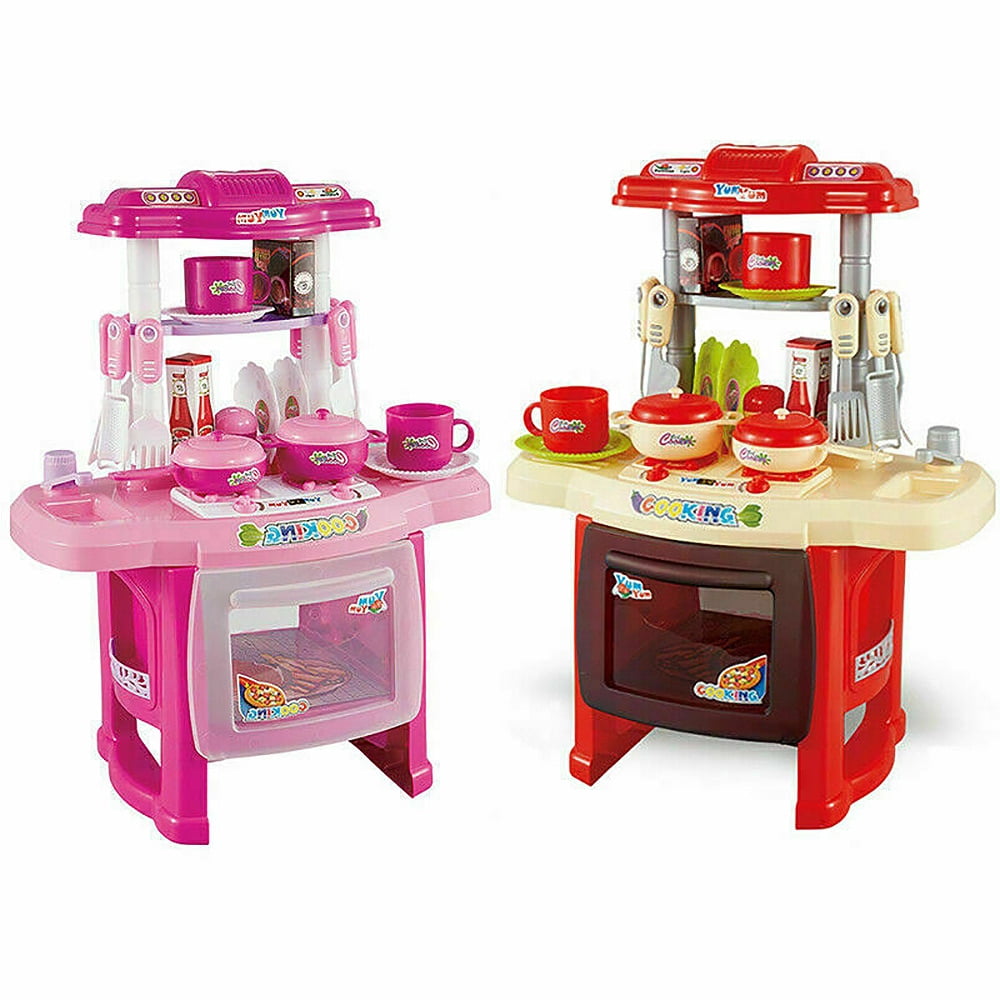 Kid Cooker Play Set Simulation Set fun Children Kitchen Play Set Kids Kitchen Plaything Kids Kitchen Play Set Children Kitchen Bauble