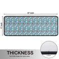 thumbnail image 5 of Kitchen Rugs Sets Of 2,Light Blue Christmas Snowman Pattern Anti Fatigue Kitchen Mat Rugs Non Slip Washable,Decorative Kitchen Floor Mats for Kitchen,Sink,Laundry,17"x47"+17"x47", 5 of 5