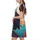 thumbnail image 2 of Easygdp Cartoon Iceberg Bald Eagle para Vestido Transpirable de Mujer, Vestido Suelto de Manga Corta con Pliegues y Bolsillos para el Verano, 2 of 6