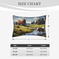 thumbnail image 3 of Plush Throw Pillow Covers, Pasture Cow A Pillow Cases with Invisible Zipper, Breathable Microfiber Pillow Cases Standard Size for Sleeping Bedroom Sofa Living Room 16x24, 3 of 5