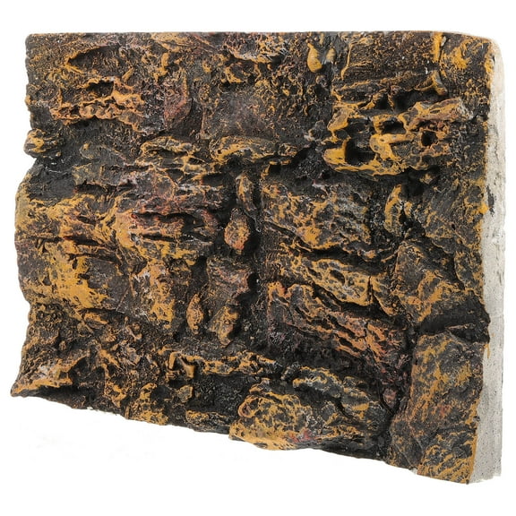 LOLIPPYY Turtle Tank Decor Reptile Tank Background Board PU Foam 3D 1Pcs