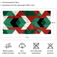 thumbnail image 2 of Palestine Elegant Chiffon Silk Scarf - Lightweight Breathable Translucent Wrap Shawl for Women - 70.86x28.7in, 2 of 6