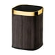 thumbnail image 1 of Cubo de basura de cocina con tapa abierta, contenedor de residuos ligero de gran capacidad Oro de 12 litros, 1 of 9