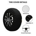 thumbnail image 4 of Rv Spare Tire Cover 14 inch - Summer surf boards Tire Covers for Trailers, Adjustable Camper Spare Tire Cover, 4 of 7