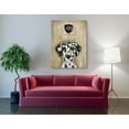 thumbnail image 3 of Epic Graffiti 'Dog Au Vin Dalmatian' by Fab Funky, Canvas Wall Art, 40"x54", 3 of 3