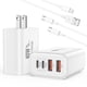 thumbnail image 1 of Cargador USB C UCALMA 40 W Bloque de carga rápida de 4 puertos, 1 of 7