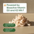 thumbnail image 2 of NatureBell Vitamin D3 K2 - 240 Softgels - 5,000 IU Vitamin D3 & 100mcg Vitamin K2 MK-7 - With Virgin Coconut Oil - Bone, Heart & Immune Health Support - Duo-Ack Formula - 240 Servings, 2 of 8