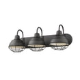 thumbnail image 3 of Neo-Industrial 3 - Light Matte Black / Black Wall Sconce, 3 of 3