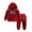 Wine Red, variant on Esaierr 9M-8Y Boys Girls 2pcs Fleece Hoodie Tracksuit Sweatshirt Top Set for Kids Baby+Toddler Sweatpant Fleece Jogger Pants 2pcs Set