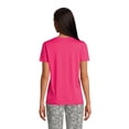 thumbnail image 3 of Lands' End Women's Petite Relaxed Supima Cotton Short Sleeve V-Neck T-Shirt, 3 of 3