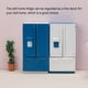 thumbnail image 3 of Muñeca hogar refrigerador decorativo Bewildely 1:12 extraíble reutilizable cocina juguete nevera accesorios Azul Blanco, 3 of 6