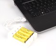 thumbnail image 3 of yingyy Chargeur de Pile USB 4 Fentes AAA AAA Pile Rechargeable Chargeur de Voyage Station de Charge avec Protection contre les Courts-Circuits, 3 of 9