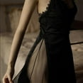 thumbnail image 2 of La Belle Fantastique Deep v open back see-through sexy night dress, 2 of 11