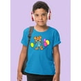 thumbnail image 2 of Dog Inflating Balloons T-Shirt Juniors -Image by Shutterstock,  Small, 2 of 4