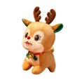 thumbnail image 2 of Peluche Navideño De Peluche, Animal De Peluche Tierno Para Fiestas Infantiles, Suministros Para Interiores Reno S, 2 of 8