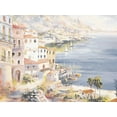 thumbnail image 2 of Unknown 24x19 White Modern Wood Framed Museum Art Print Titled - Amalfi, 2 of 4