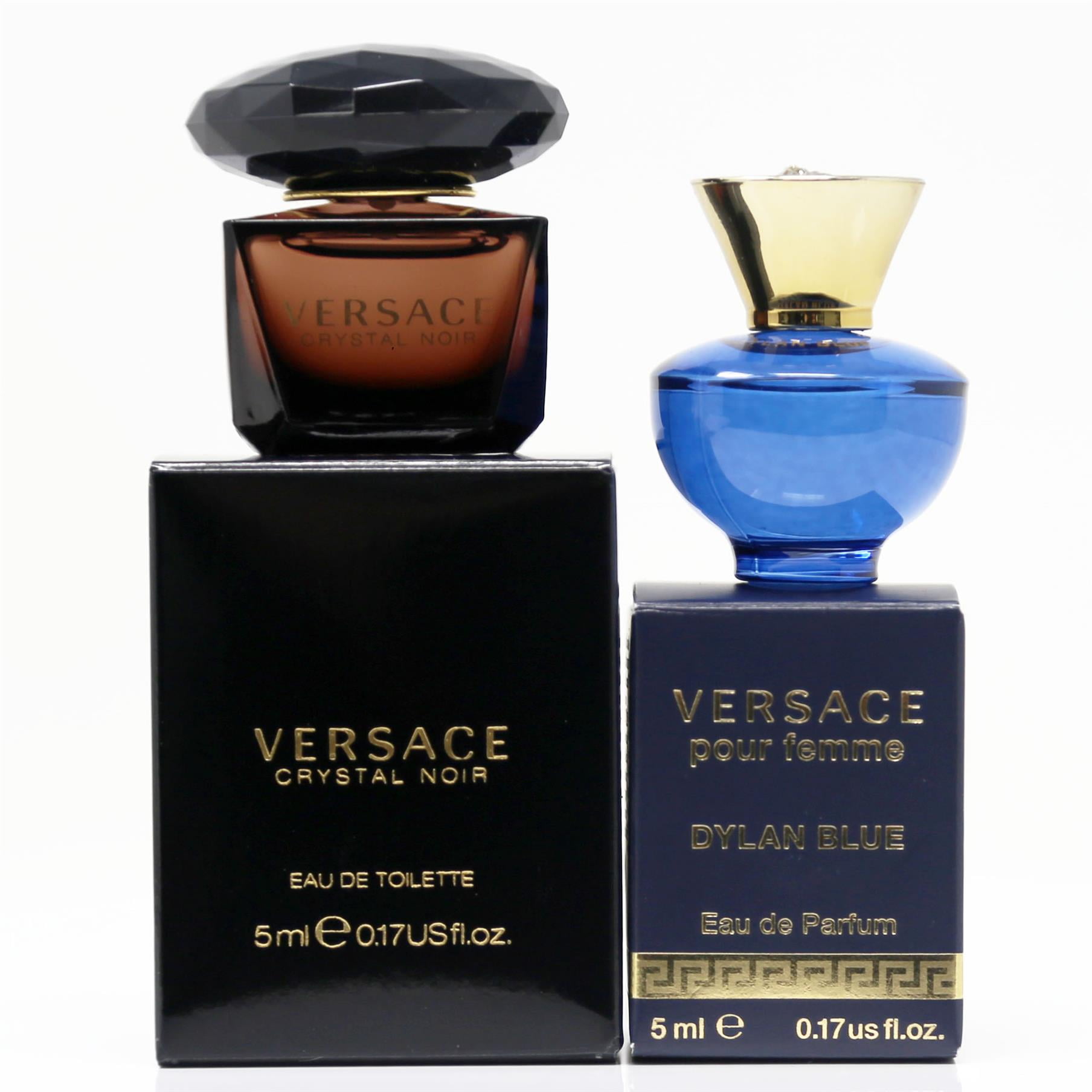Versace Crystal Noir EDT Dylan Blue Femme 5ml 2pk Kit - Walmart.com