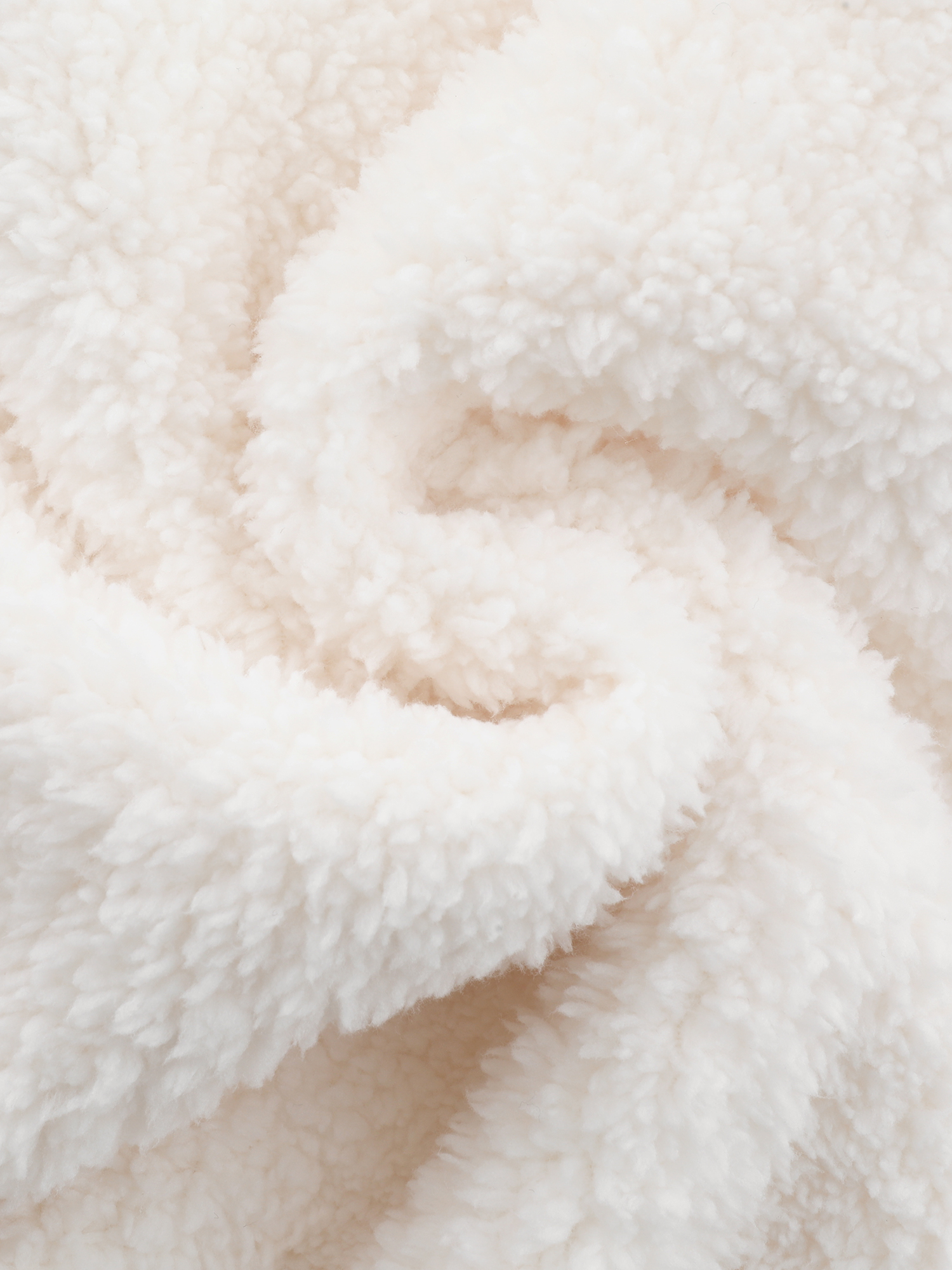 DARING DIVA Women's Fleece Fuzzy Elastic Waistband Lounge Pants S White