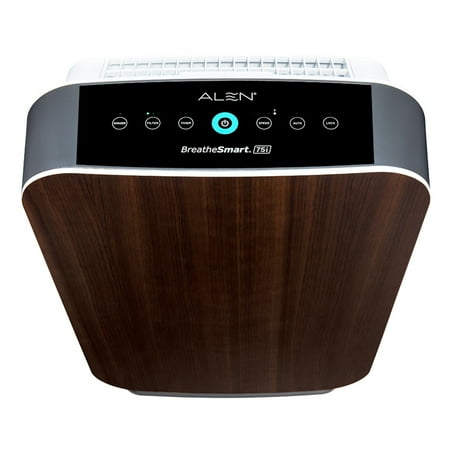 Alen - BreatheSmart 75i 1300 SqFt Air Purifier with Pure HEPA Filter for Allergens, Dust & Mold - Espresso