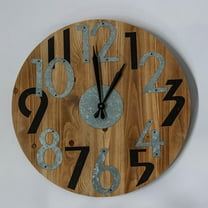 MDR Trading Inc. FP-MIN-342 Wooden With Large Numbers Wall Clock