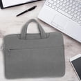 thumbnail image 4 of LABSERRON Sac Messager en Toile pour la Rentrée Scolaire Housse d'Ordinateur Portable PU Gris Foncé Résistant à l'Usure 1ensemble, 4 of 6