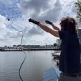 thumbnail image 4 of Kryc Ensemble de Pêche Magnétique, Aimant de Pêche à Force de Traction Puissante de 300kg, Aimant Rond en Néodyme avec Anneaux Double Face, pour Récupération dans le Ri, 4 of 5