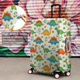 thumbnail image 4 of White Cartoon Dinosaurs Plants Pattern Luggage Cover Fashion Suitcase Cover Baggage Covers Fit 25-28 Inch Luggage (Go Travel), 4 of 5