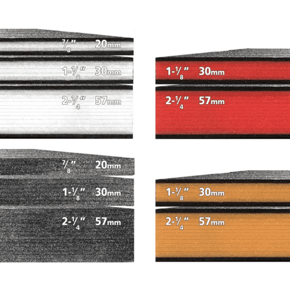 Feuille KAIZEN FOAM 24'' X 48'' Noir et Jaune - Épaisseur 57mm - Personnalisable FOAM