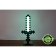 thumbnail image 4 of Minecraft Diamond Sword 14 Inch USB Desk LED Bedside Night Light Lamp for Gamers, 4 of 7