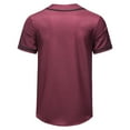 thumbnail image 4 of Xihbxyly Mens Button Shirts Regular-Fit Crew Neck Short Sleeve Quick Dry T Shirt Oversized Tshirts for Men Solid Loose Fit Oversized Tshirts for Men Stylish for Running, 4 of 7