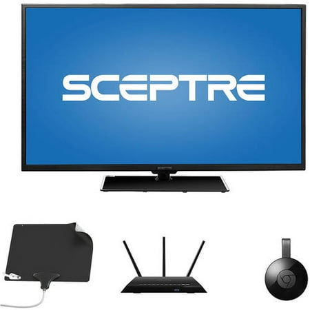 Sceptre 55; 1080p LED HDTV, Choice of Apple TV, Roku or Chromecast, NETGEAR