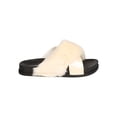 thumbnail image 2 of New Women Cape Robbin Fury-2 Mixed Media Cross Band Slip On Sandal, 2 of 5