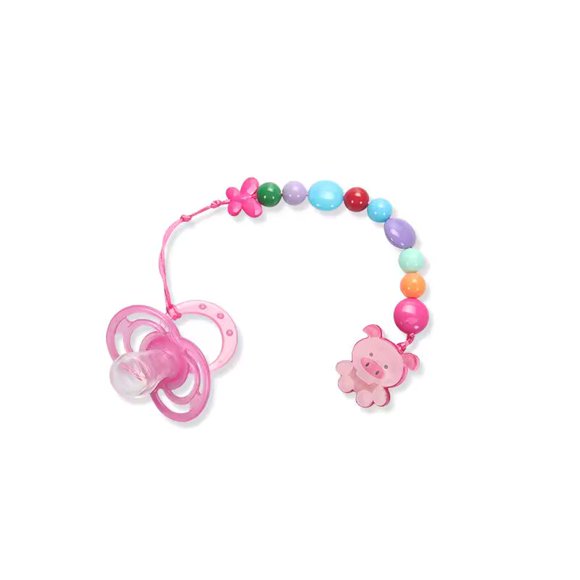 BABYDISE Bling Bling Baby Silicon Pacifier Chain Clip - 1 piece