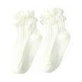 thumbnail image 5 of Princess Newborn Baby Girls Socks Lace Ruffle Frilly Ankle Dress Sock for Infants Toddler, 5 of 5