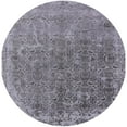 thumbnail image 1 of Ahgly Company Machine Washable Indoor Round Industrial Modern Grape Purple Area Rugs, 3' Round, 1 of 7