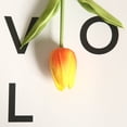 thumbnail image 3 of Ramo de arreglo de flores artificiales de tacto Real de tulipanes falsos de PU para decoración de boda en el hogar, oficina, 10 Uds., 3 of 5