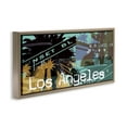 thumbnail image 4 of Stupell Industries Los Angeles Travel Collage Town & City Painting Brown Floater Framed Canvas Art Print Wall Art, 25 x 11, 4 of 10