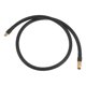 thumbnail image 1 of Adaptador de mandril de manguera de extensión de inflador de neumáticos roscado de 80 cm, tubo de bomba de aire, tubo de válvula de neumático para coche, camión, bicicleta, MTB, caucho de cobre, tono cobre negro Unique Bargains mandriles de llantas, 1 of 7