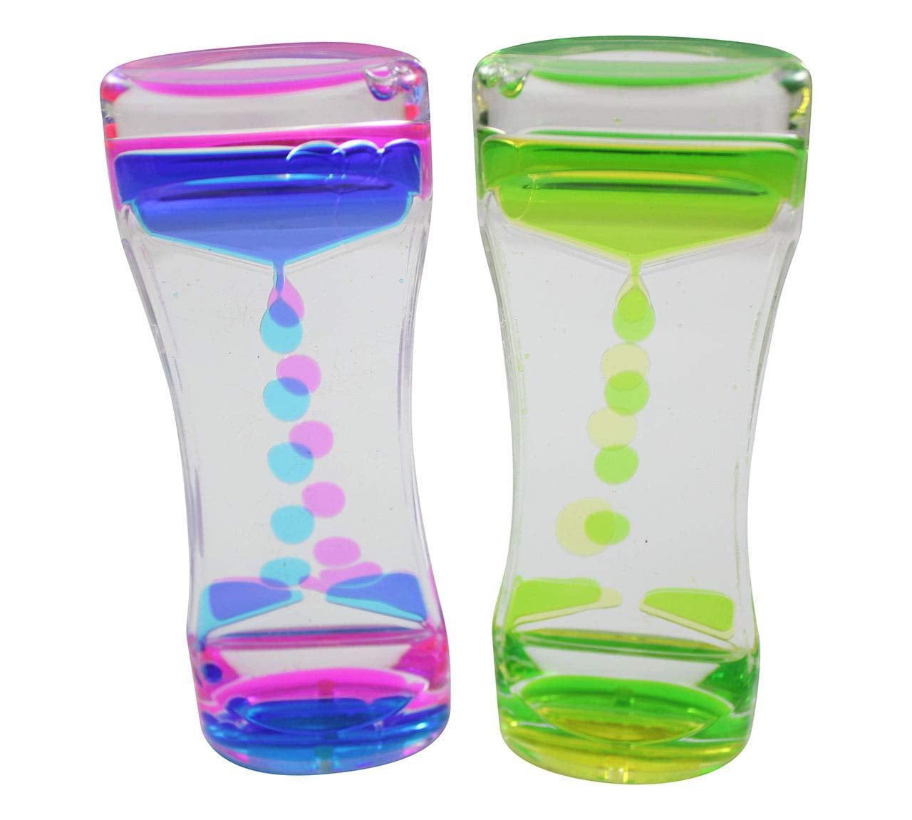 SET OF 2 Liquid Dripping Timer Calm Down Jar Soothing and Calming