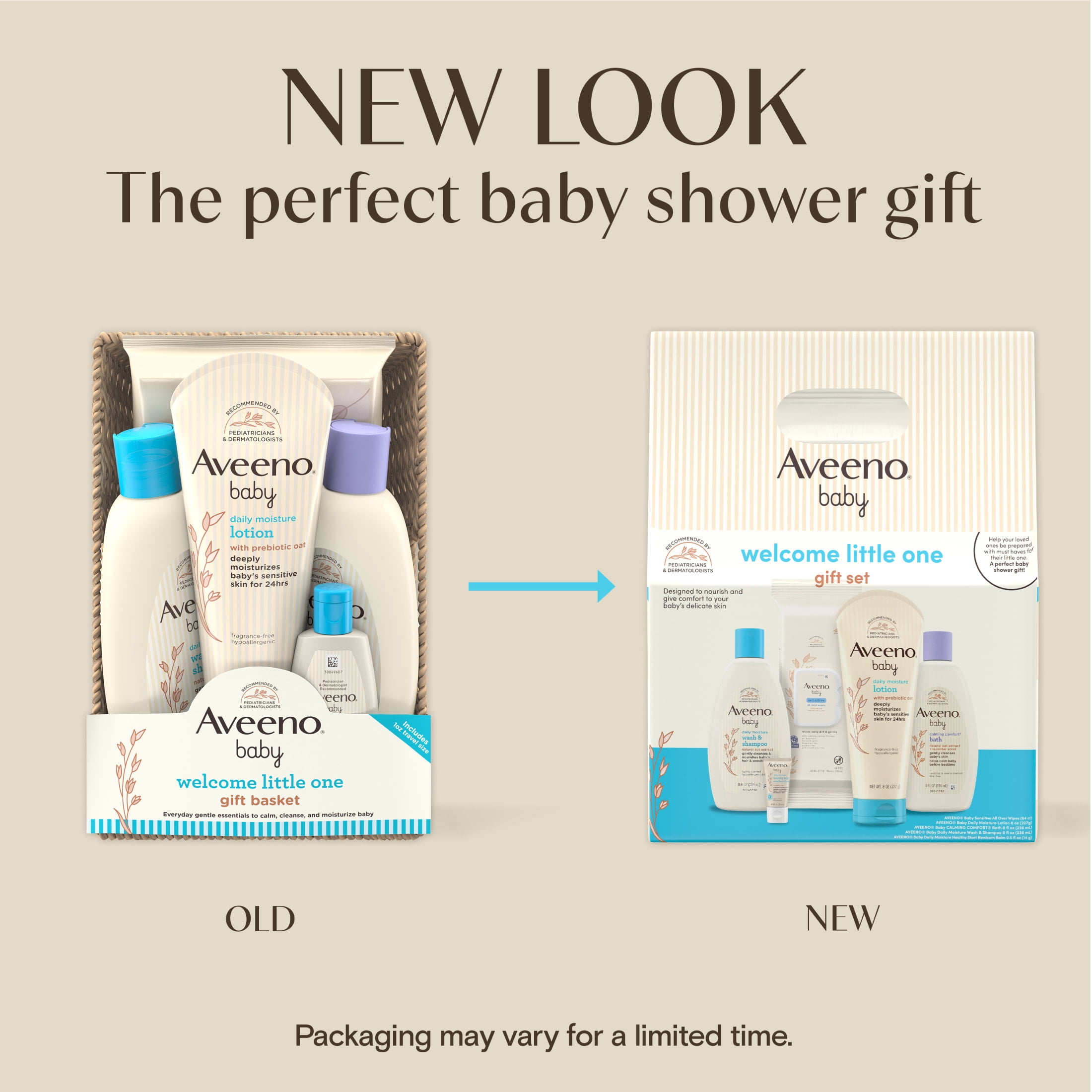 Aveeno Baby Welcome Little One Gift Set, 5 Items
