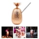 thumbnail image 5 of Vaso de cóctel de piña, vaso de plástico para bebidas, taza decorativa para fiestas con pajita, 450 ml, 5 of 5