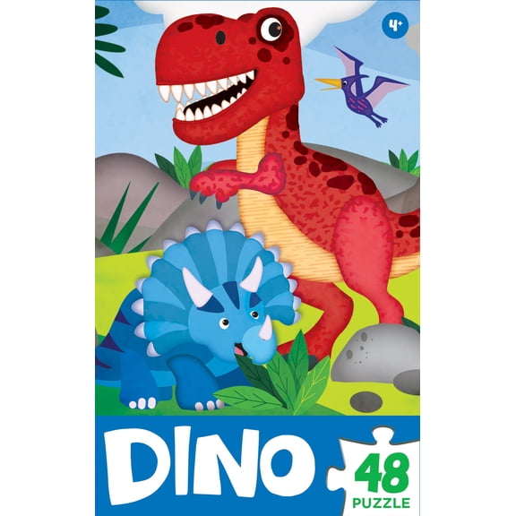 Dinosaurs 48 Pieces Interlocking Jigsaw Puzzle for Kids
