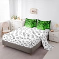 thumbnail image 5 of Castle Fairy Pixelated Blocks Miners Twin Bedding Sets,Futuristic Bedding Comforter Set, 5 of 8