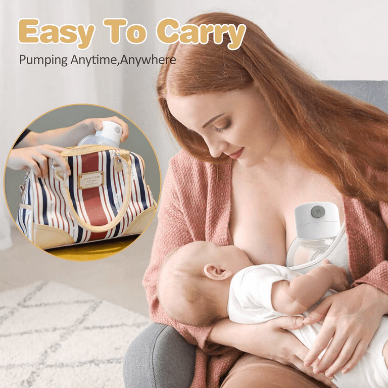 2 Pack Wearable Breast Pump Hands Free Electric Wireless Portable Breast  Feeding