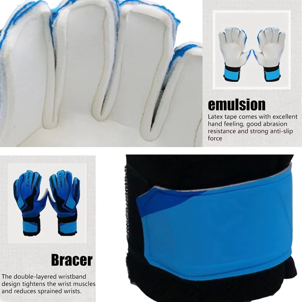 Professional Goalkeeper Gloves Latex Support Football Game Gloves Enduring