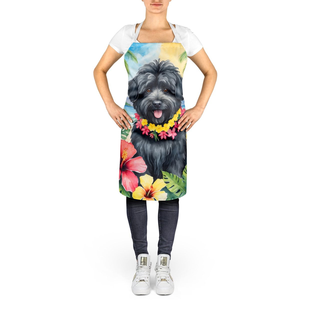 Puli Luau Apron 27 in x 30 in
