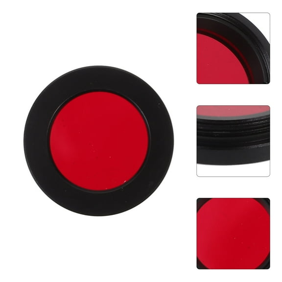 TAILTOSS 1Pcs Red Telescope Lens for Planetary and Moon Observation Outdoor