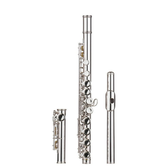 Geevorks Flute,16 Flute C Woodwind With Cloth With Cloth Rod Flutes Cupronickel Woodwind Cloth Rod Screwdriver Cupronickel Woodwind With Flute C Key Fesjoy