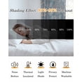 thumbnail image 5 of Gray Blue Dandelion Blackout Curtains for Bedroom Living Room Darkening Curtains 84 Inch Length 2 Panels Set Spring Flowers Modern Minimalist Window Curtain Window Treatment Grommet Drapes 52"x84", 5 of 9