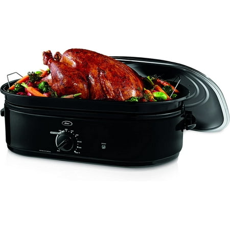 

Roaster Oven with Self-Basting Lid 18 Quart Black (CKSTRS18-BSB-W)